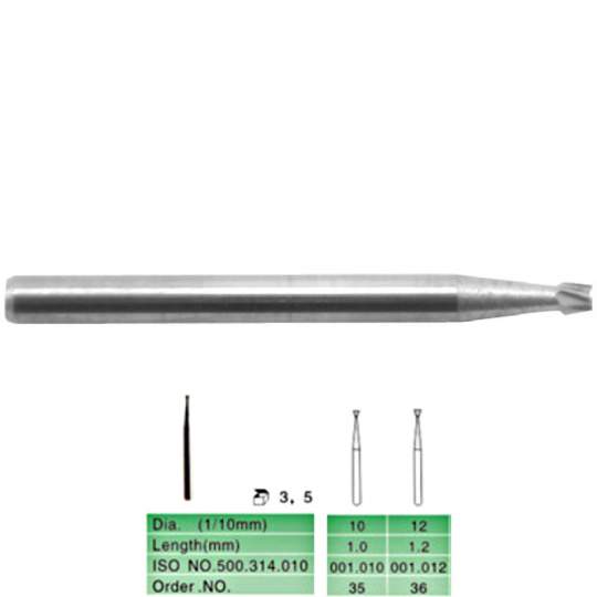 Freze extradure pentru turbina, con invers (5 buc)