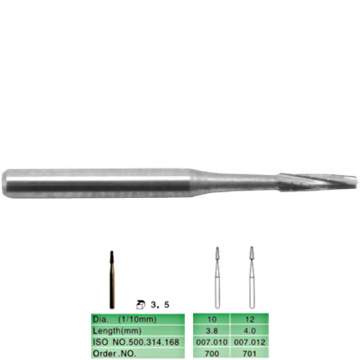Freze extradure pentru turbina, efilate (5 buc)