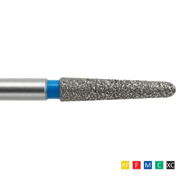Freze endodontice diamantate Pointed Cone 172 lungime 19 mm (10 bucati)