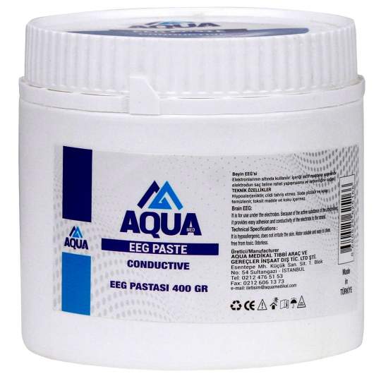 Pasta conductiva EEG Electroencefalografie alba, cutie 400g