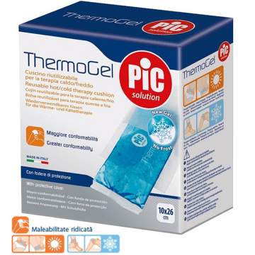 Compresa reutilizabila Thermogel pentru terapie calda/rece, clasica - PiC Solution (10x26cm)