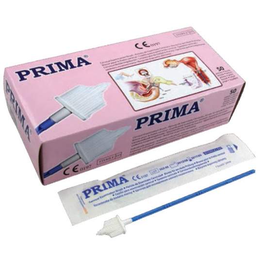 Periute recoltare cervicala, bradut PE, sterila (50 bucati)