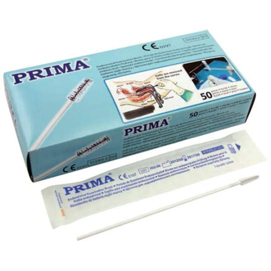 Periute recoltare endo-cervicala, perie nylon sterila (50 bucati)