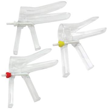 Speculum vaginal cu opritor lateral, steril - L, M, S