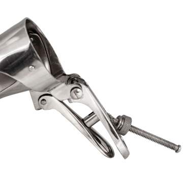 Speculi vaginali inox nonmagnetic cu opritor central, marimi S, M, L (1 bucata)