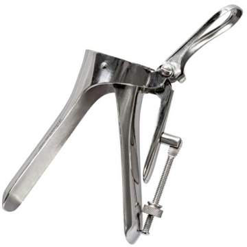 Speculi vaginali inox nonmagnetic cu opritor central, marimi S, M, L (1 bucata)