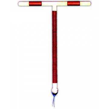 Sterilet intrauterin TCu380A, cu fir spiralat si colier din cupru, in forma T, 32mm, steril (1 bucata)