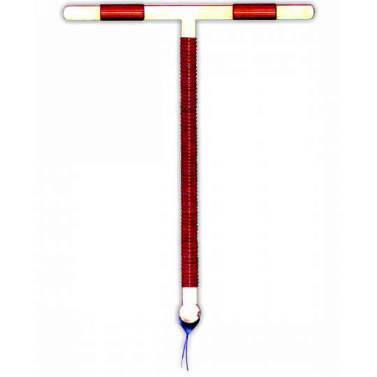 Sterilet intrauterin TCu380A, cu fir spiralat si colier din cupru, in forma T, 32mm, steril (1 bucata)
