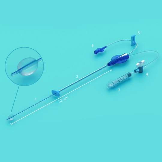 Cateter histerosalpingografie SOFTINJECTOR injectare substante de contrast (1 bucata)