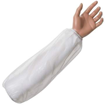 Cotiere (mansete) polietilena 40x20cm albe (100 bucati)