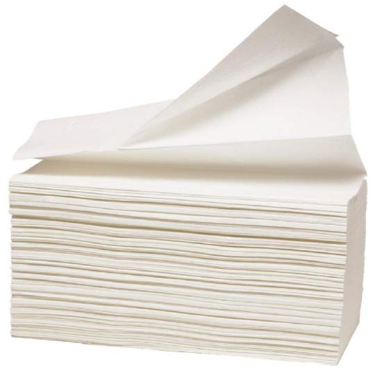 Prosop bucatarie Z, alb, 2 straturi, 20,6X24cm, 100% celuloza, 1 set (150 buc/set)