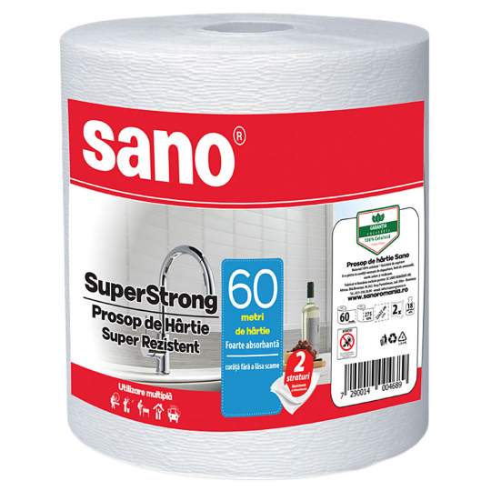 Prosop hartie rola pentru bucatarie Sano Paper 430g (1 rola)