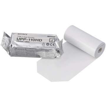 Hartie termica HIGH DENSITY ORIGINALA pentru video printer SONY, UPP-110HD, 110mm x 20m (1 rola)