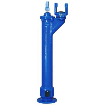 Hidrant subteran A.I=1,25m + cot picior + cutie protectie DN 65/80