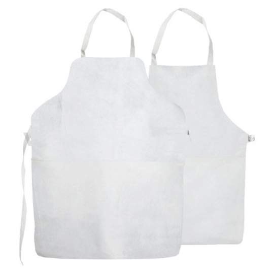 Sort de protectie din piele spalt de bovina, 1,2 mm, 80x110 cm, alb (1 bucata)