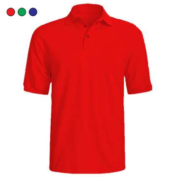 Tricou tip polo, diferite culori, din bumbac 100% marimi de la XS la 3XL (1 bucata)