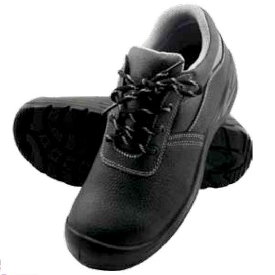Pantofi de lucru O1, talpa antiderapanta, fete piele bovina, cu sireturi, negri, CE mark, marimi 36-48 (1 pereche)