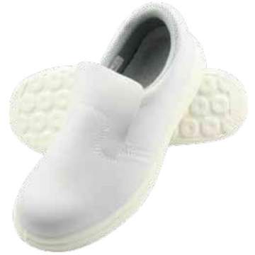 Pantofi de protectie S1, bombeu metalic, talpa antiderapanta, fara sireturi, albi, CE mark, marimi 35-47 (1 pereche)