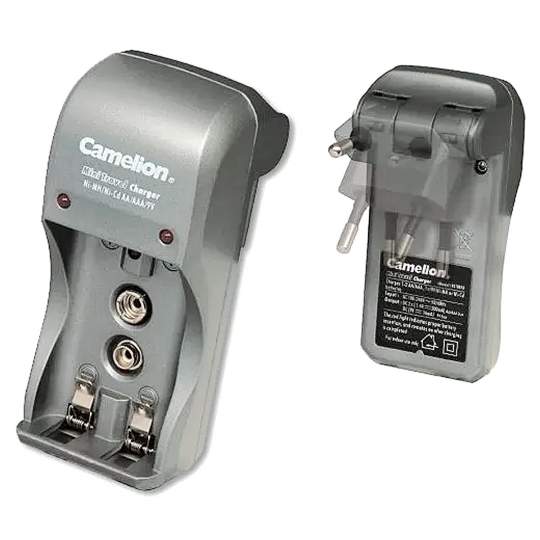 Incarcator Camelion pentru acumulatori AA/AAA si 9V cu 2 acumulatori AAA R3 800mAh Ni-MH 1,2V BC-1001