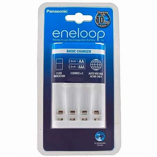 Incarcator Panasonic Eneloop pentru acumulatori AA R6/AAA R3 Ni-MH BQ-CC51E