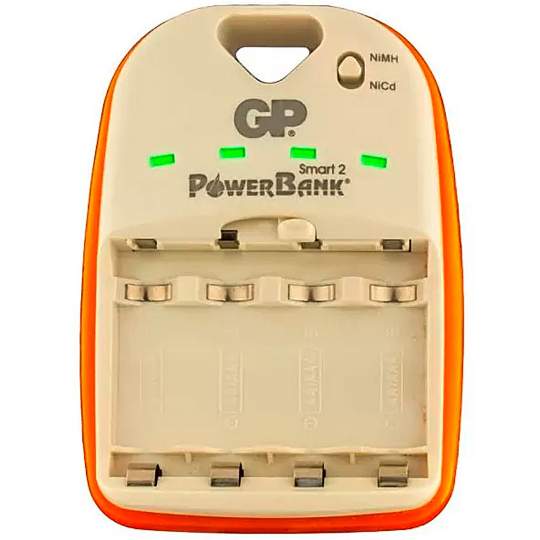 Incarcator rapid GP PB14GS Smart 2 pentru 4 acumulatori AA R6 / AAA R3 Ni-MH