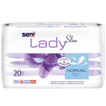 Absorbante urologice femei, incontinenta usoara, Seni Lady Slim Normal (20 bucati)