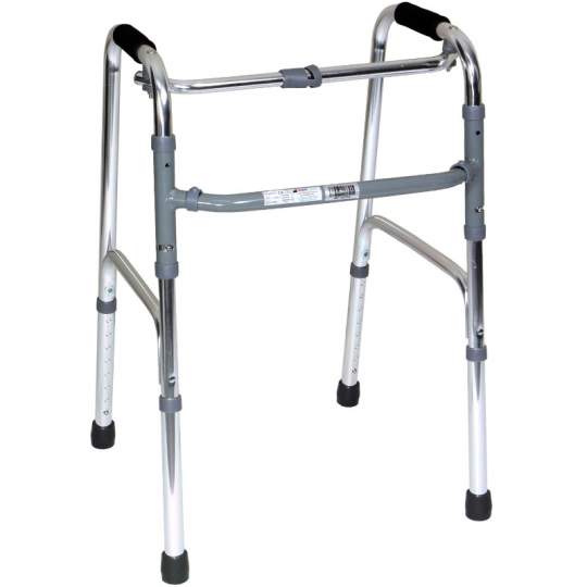 Cadru de mers ortopedic pliabil din aluminiu pentru miscare pas cu pas (1 bucata)