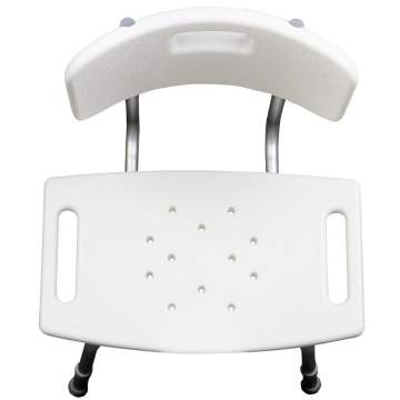 Scaun baie reglabil cu spatar pentru persoane cu mobilitate redusa (1 bucata)