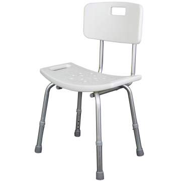 Scaun baie reglabil cu spatar pentru persoane cu mobilitate redusa (1 bucata)
