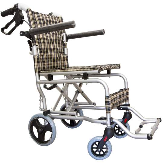 Carucior cu rotile pliabil pentru transport pacienti, cu antrenare manuala, HH945 (1 bucata)