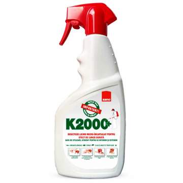 Insecticid lichid micro-incapsulat pentru efect de lunga durata SANO K-2000+, trigger 750ml (1 bucata)