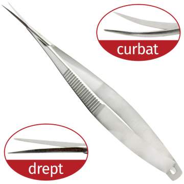 Foarfeca Castroviejo dreapta / curba, 14cm pentru interventii chirurgicale microchirurgie (1 bucata)