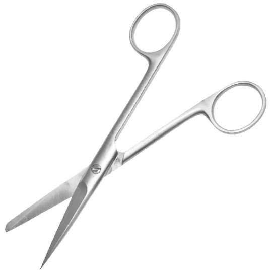 Foarfeca chirurgicala dreapta cu un varf bont 14 cm (1 bucata) Foarfeca chirurgicala dreapta cu un varf bont 14 cm (1 bucata)