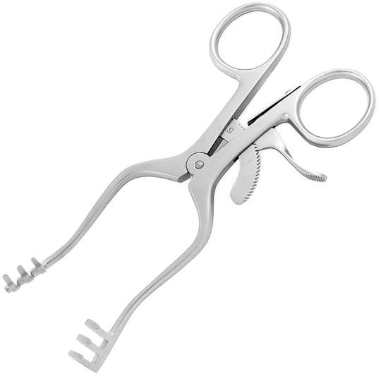 Departator autostatic Milligan 13cm otel inox, cu 3 dinti (1 bucata)