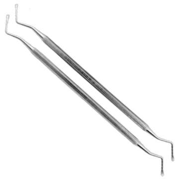 Chiureta alveolara Lucas, tip excavator, lungime 17cm, marimea 1/2/3(…mm) (1 bucata)