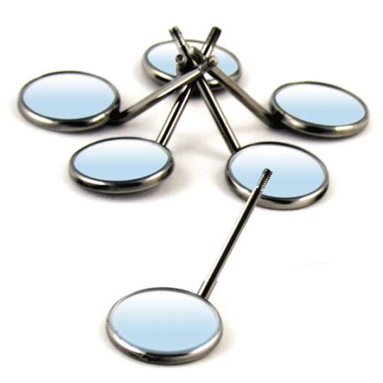 Oglinzi dentare otel-inox marimea #4, #5 (12 buc/cutie)