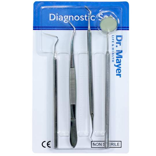 Trusa consultatie stomatologie cu 5 instrumente, nesterila -  Dr. Mayer (1 bucata)
