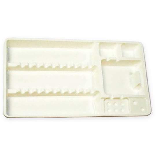 Tavite unica folosinta nervurate 190x150x17 mm (100 bucati)