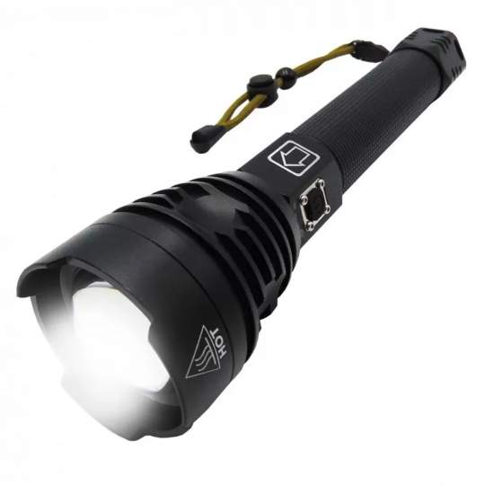 Lanterna cu acumulator L18650x2 LED ZOOM 1800 lm