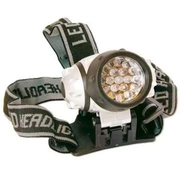 Lanterna Arcas cap 19 LED-uri include 3 x baterii
