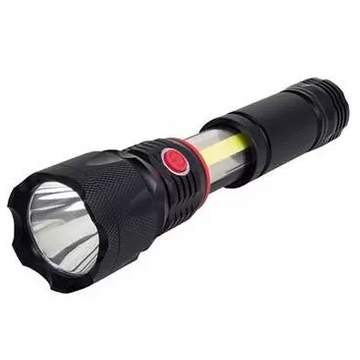 Lanterna Arcas metalica 1 LED + 1 LED COB laterala + magnet