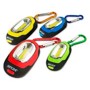 Lanterna breloc Arcas 1 LED COB diverse culori