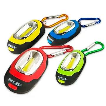 Lanterna breloc Arcas 1 LED COB diverse culori