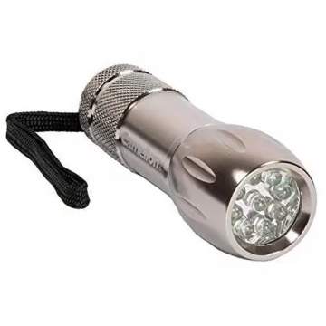 Lanterna Camelion metalica 9 LED-uri include 3 x AAA R3 CT-4004