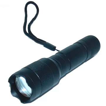 Lanterna metalica TED Electric LED CREE 10W zoom include 1 acumulator