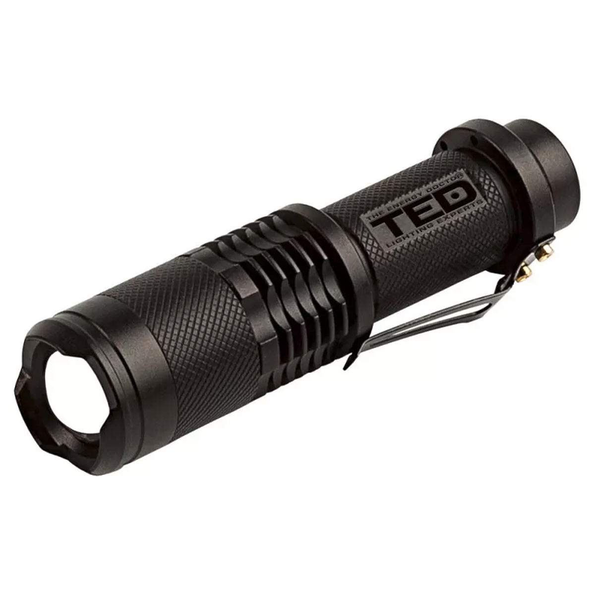 Lanterna metalica TED Electric LED include 1 acumulator 14500