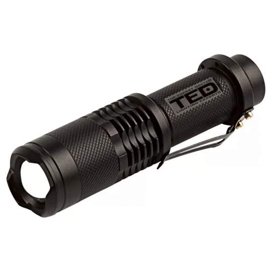 Lanterna metalica TED Electric LED include 1 acumulator 14500