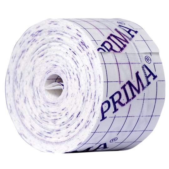 Plasture hipoalergen din netesut, elastic, pentru fixare pansamente pe intreaga lor suprafata, 5cm x10m, Prima (1 rola)
