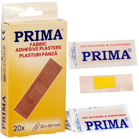 Plasturi panza elastica 20 x 60mm (20 bucati)