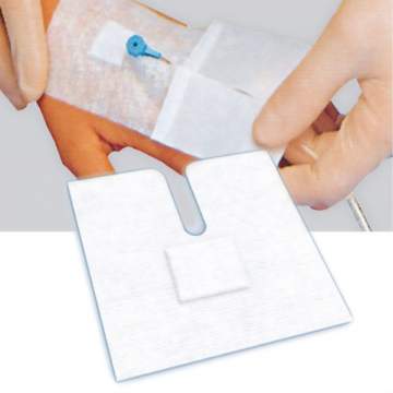 Plasturi fixare branula 8x6 sterili PPSB ambalati individual (cutie 50 bucati)